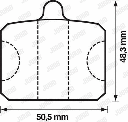 Brake Pad Set, disc brake (571816J)