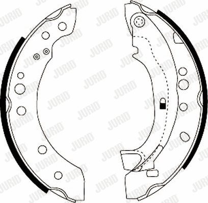 Brake Shoe Set (362409J)