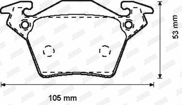 Brake Pad Set, disc brake (571947J)
