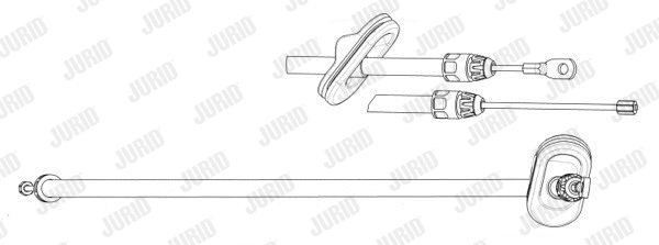 Cable Pull, parking brake (433085J)