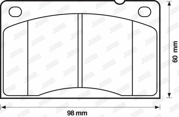 Brake Pad Set, disc brake (571234D)