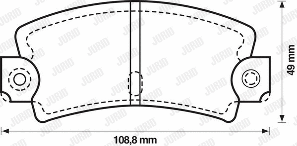 Brake Pad Set, disc brake (571243J)