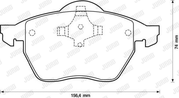 Brake Pad Set, disc brake (571921J)