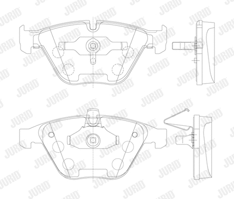 Brake Pad Set, disc brake (571990J)
