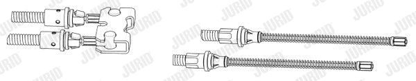 Cable Pull, parking brake (433103J)