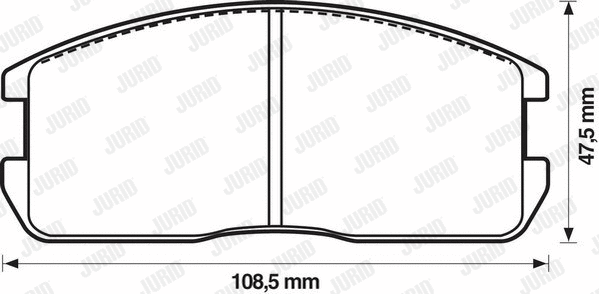 Brake Pad Set, disc brake (572209J)