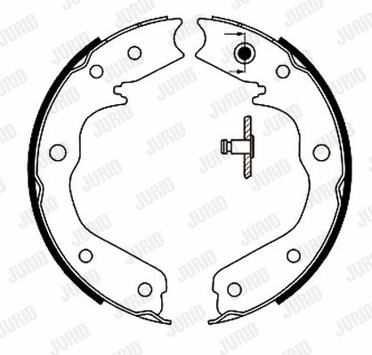 Brake Shoe Set, parking brake