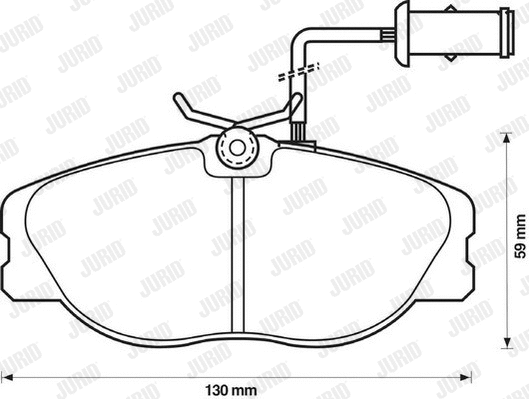 Brake Pad Set, disc brake (571365J)