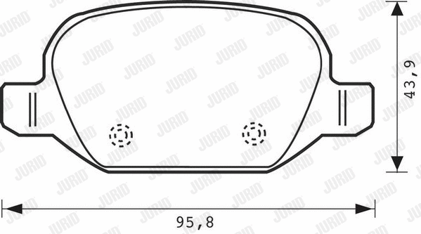 Brake Pad Set, disc brake (573014J)