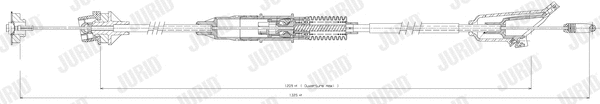 Cable Pull, clutch control (422737J)