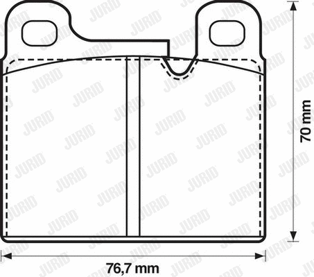 Brake Pad Set, disc brake (571349J)
