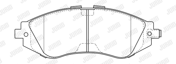Brake Pad Set, disc brake (573718J)