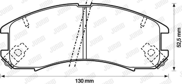 Brake Pad Set, disc brake (572317J)