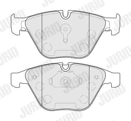 Brake Pad Set, disc brake (574087J)