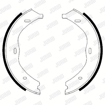 Brake Shoe Set, parking brake (362455J)