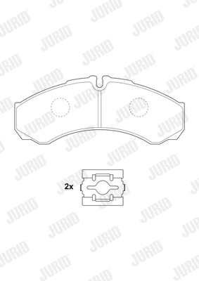 Brake Pad Set, disc brake (2912104530)