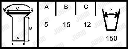 Brake Lining Kit, drum brake (1955714040)