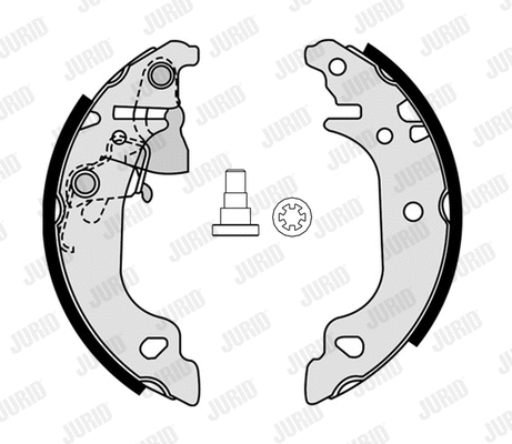 Brake Shoe Set (362658J)