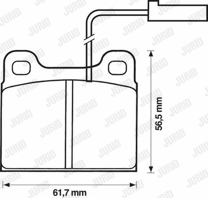 Brake Pad Set, disc brake (571860J)