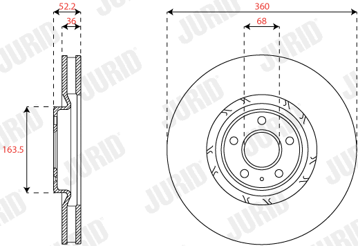 Brake Disc (563455JC-1)