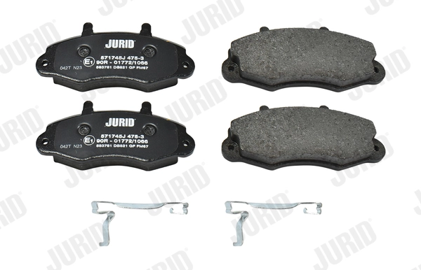 Brake Pad Set, disc brake (571745J)