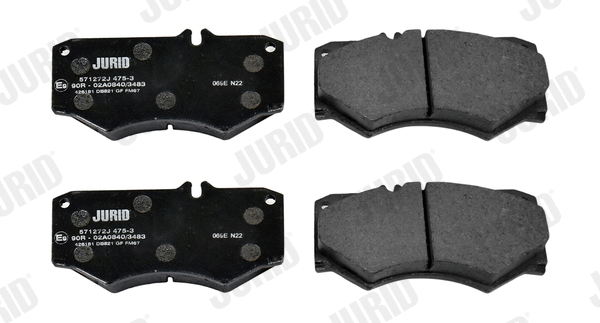 Brake Pad Set, disc brake (571272J)