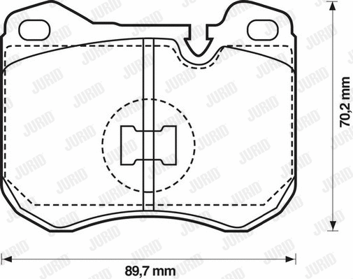 Brake Pad Set, disc brake (571373J)