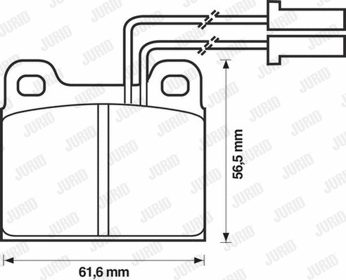 Brake Pad Set, disc brake (571384J)