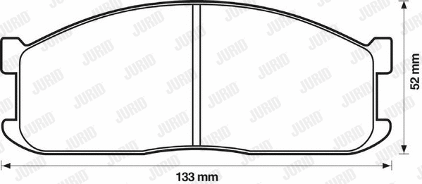 Brake Pad Set, disc brake (572331J)