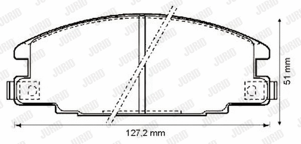 Brake Pad Set, disc brake (572272J)