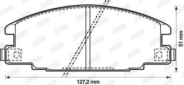 Brake Pad Set, disc brake (572271J)