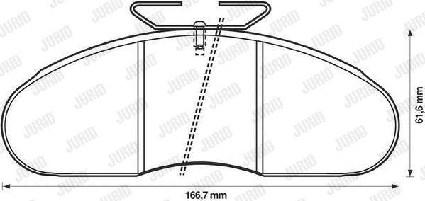 Brake Pad Set, disc brake (571368J)
