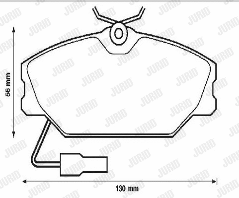 Brake Pad Set, disc brake (571313J)