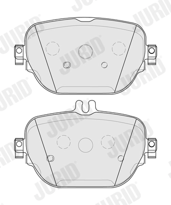 Brake Pad Set, disc brake (574034J)