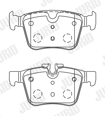 Brake Pad Set, disc brake (573772J)