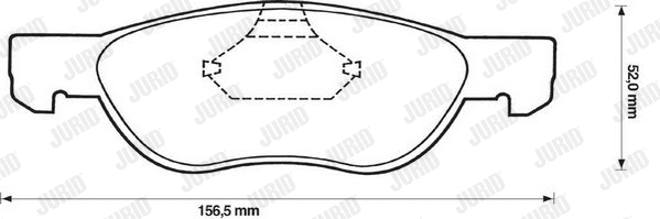 Brake Pad Set, disc brake (571973J)