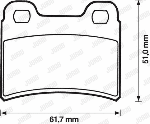 Brake Pad Set, disc brake (571850J)