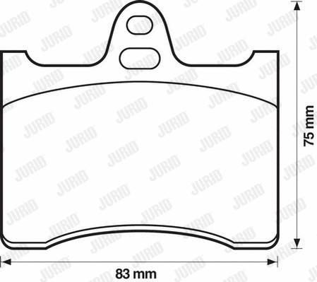 Brake Pad Set, disc brake (571896J)