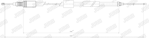 Cable Pull, parking brake (431291J)
