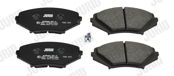 Brake Pad Set, disc brake (572555J)
