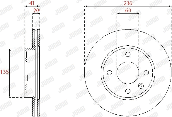 Brake Disc (563252JC-1)