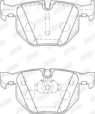 Brake Pad Set, disc brake (573744J)