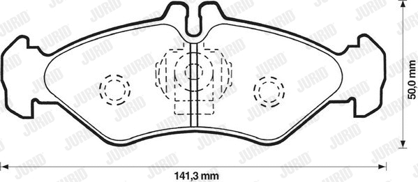 Brake Pad Set, disc brake (571846J)