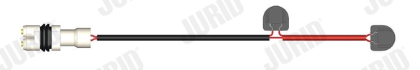 Warning Contact, brake pad wear (FWI405)