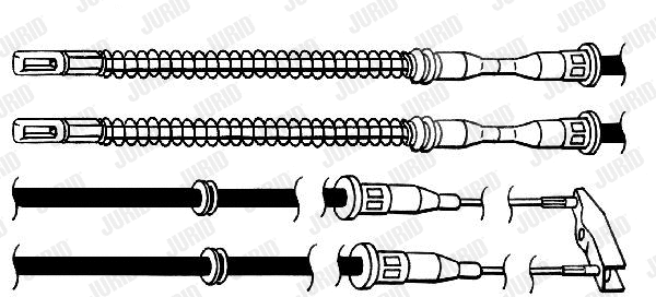 Cable Pull, parking brake (432103J)