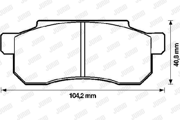 Brake Pad Set, disc brake (572168J)