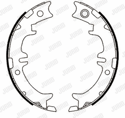 Brake Shoe Set, parking brake