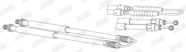 Cable Pull, parking brake (432657J)