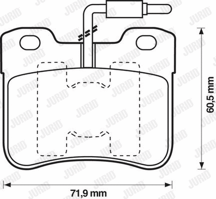 Brake Pad Set, disc brake (571473D)