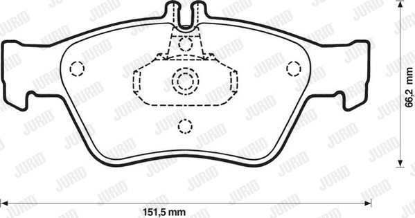 Brake Pad Set, disc brake (571877J)
